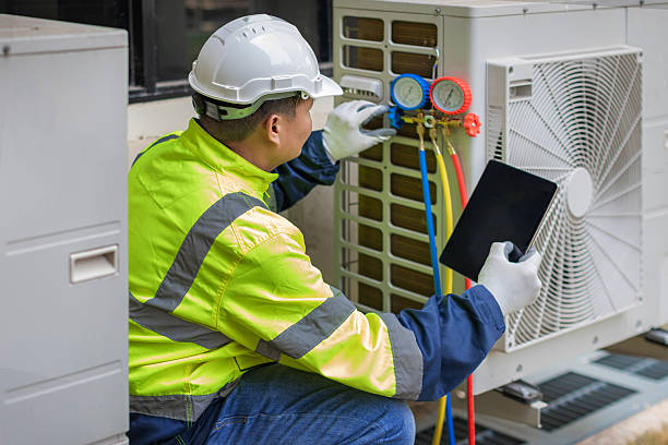 Professional Hvac technician working in Carnegie, OK